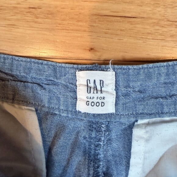 Gap 10 Blue Girlfriend Khaki Chino Womens Pants - Picture 3 of 7